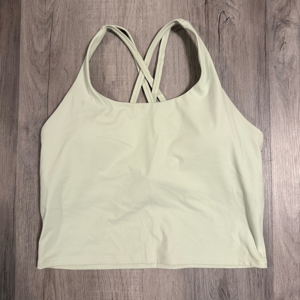 ⭐️ Mint Green Strappy Back Workout Top